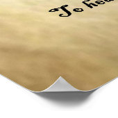 Sonnet No. 23 by William Shakespeare ポスター (角)