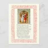 Sonnet Number 138 by William Shakespeare ポストカード (正面)