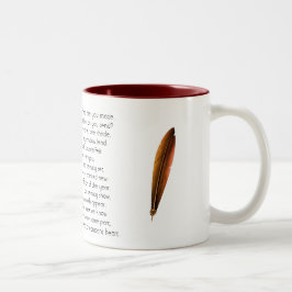 Sonnet Shakespeare 53 | Two-Tone Coffee Mug ツートーンマグカップ