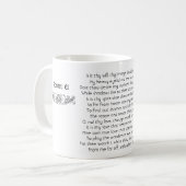 Sonnet Shakespeare 61 | Two-Tone Coffee Mug コーヒーマグカップ (正面左)