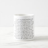 Sonnet Shakespeare 61 | Two-Tone Coffee Mug コーヒーマグカップ (中央)