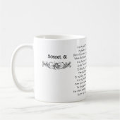 Sonnet Shakespeare 61 | Two-Tone Coffee Mug コーヒーマグカップ (左)