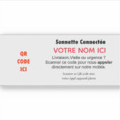 Sonnette Connectée Personnalisable シール (正面)