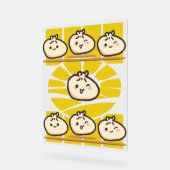 sonnige dim sum knödel アクリルサイン (傾斜)