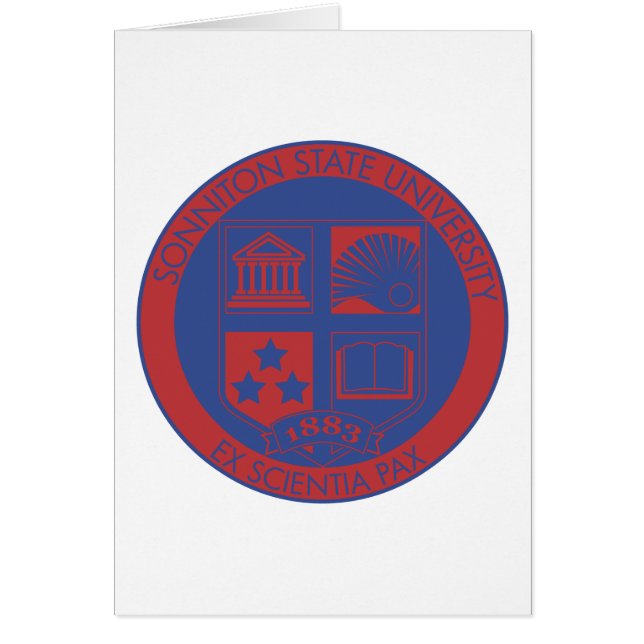Sonnitonの州立大学のシール-色 (正面)