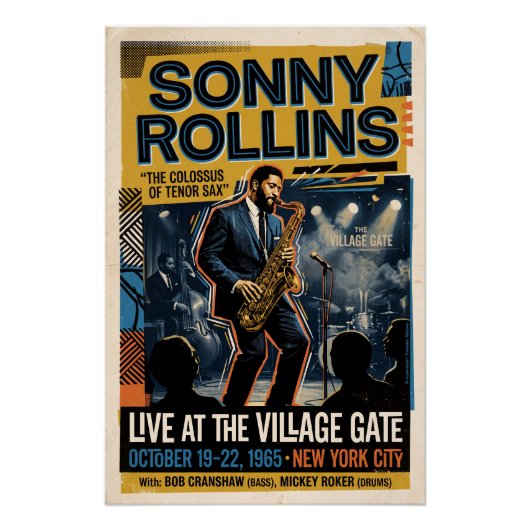 Sonny Rollins ポスター (正面)