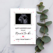 Sonogram Mother's Day from Bump to Nana to be 招待状