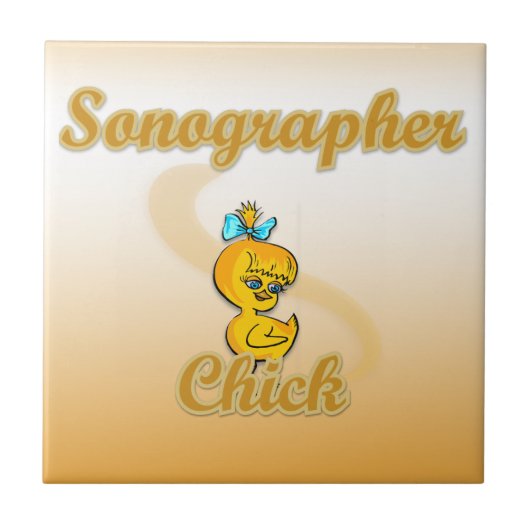 Sonographerのひよこ タイル (正面)