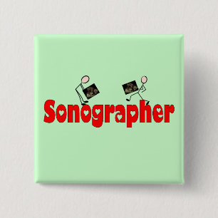 Sonographerのギフト 缶バッジ