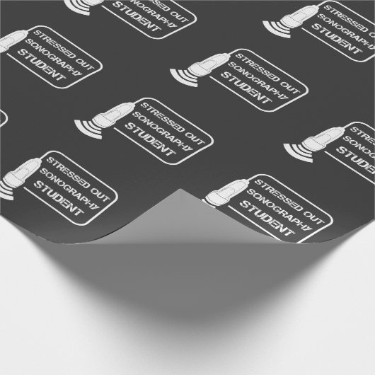 Sonographerの超音波の技術者のギフトのアイディア ラッピングペーパー (角)