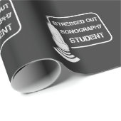 Sonographerの超音波の技術者のギフトのアイディア ラッピングペーパー (ロールコーナー)