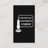 Sonographerの超音波の技術者のギフトのアイディア 名刺 (正面)