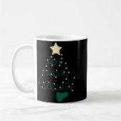 Sonographer Christmas Tree Ultrasound Mfm Sonograp コーヒーマグカップ (左)