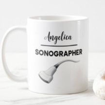 SONOGRAPHER Personalized Name Ultrasound Tech Gift