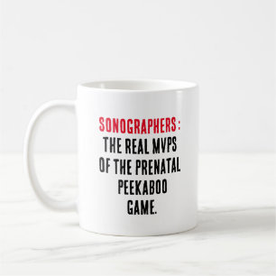 Sonographers:実在出生前のMVP コーヒーマグカップ