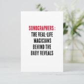 Sonographers:実在背後のマジシャン サンキューカード (スタンド正面)