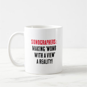 Sonographers:「Womb with a view」を現実にする! コーヒーマグカップ
