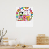 sonography squad st patrick day, retro, vintage ポスター (キッチン)