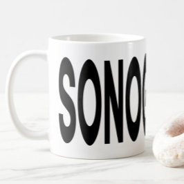 SONOGRAPHY Typography Ultrasound Gift コーヒーマグカップ