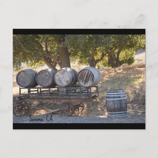 Sonomaのカリフォルニアの郵便はがき ポストカード (正面)