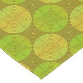 Sonomaのライムグリーンおよび黄色 ショートテーブルランナー (コーナー)