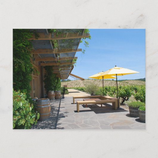 Sonomaのワイナリー ポストカード (正面)