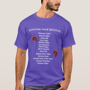 Sonomaのワインの地域のクラシックのワイシャツ Tシャツ