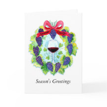 Sonoma郡のブドウ酒用ブドウのクリスマスのリース