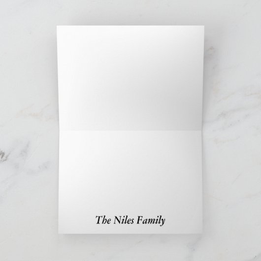 Sonoma郡の野生の花 カード (内部)