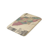 Sonoma郡カリフォルニアの地図 バスマット (アングル)