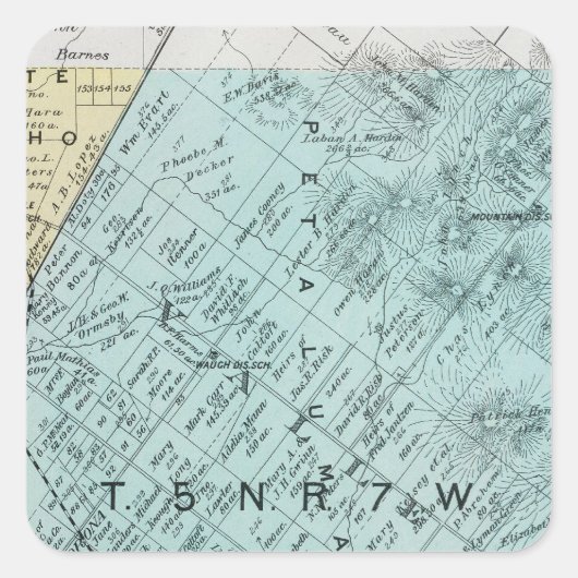 Sonoma郡、カリフォルニア13 スクエアシール (正面)