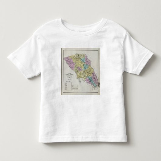Sonoma郡、カリフォルニア18 トドラーTシャツ (正面)