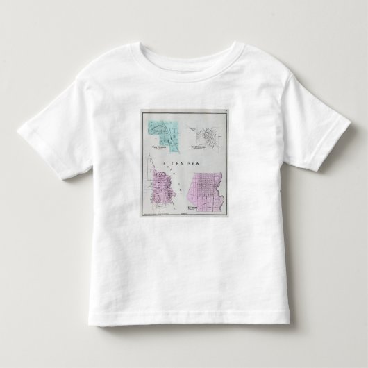 Sonoma郡、カリフォルニア2 トドラーTシャツ (正面)