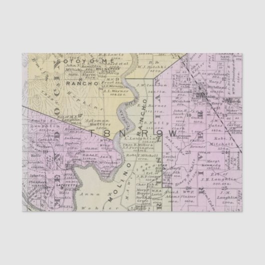 Sonoma郡、カリフォルニア2 薄葉紙 (正面)