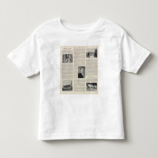 Sonoma、カリフォルニアのセコイア トドラーTシャツ (正面)