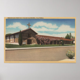 Sonoma、カリフォルニア-代表団サンフランシスコSolano ポスター