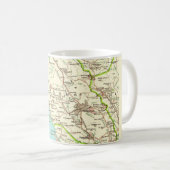 Sonoma CA Vintage Map Mug コーヒーマグカップ (正面右)