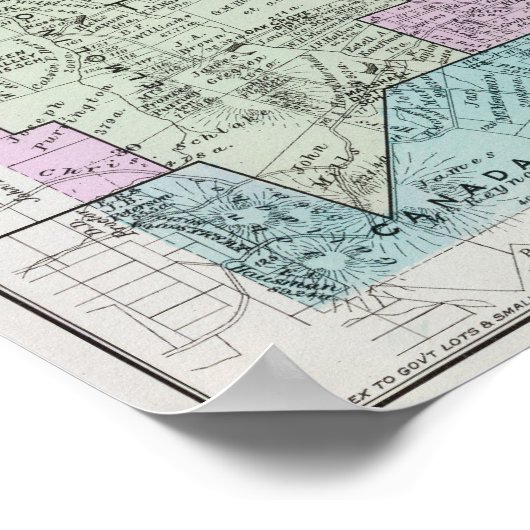 Sonoma County, California ポスター (角)