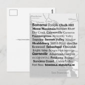 Sonoma Wine Country ポストカード (正面/裏面)