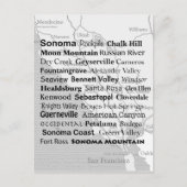 Sonoma Wine Country ポストカード (正面)