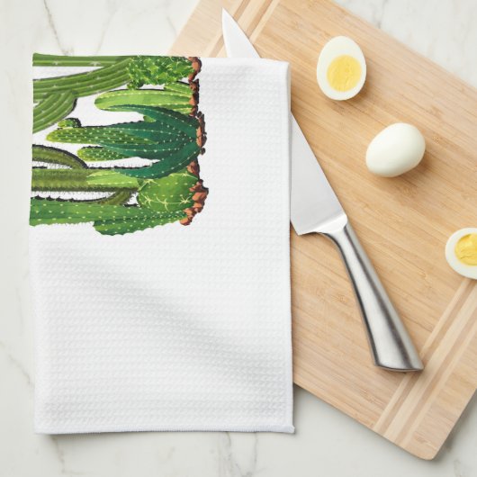 Sonoranの生息地 キッチンタオル (四つ折り)