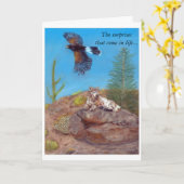 Sonoranの砂漠の驚き カード (黄色い花)