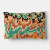 Sonoran Desert Topo Map Inspired アクセサリーポーチ (裏面)