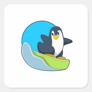 Sonowboard.PNGでスノーボーダーとしてペンギン スクエアシール