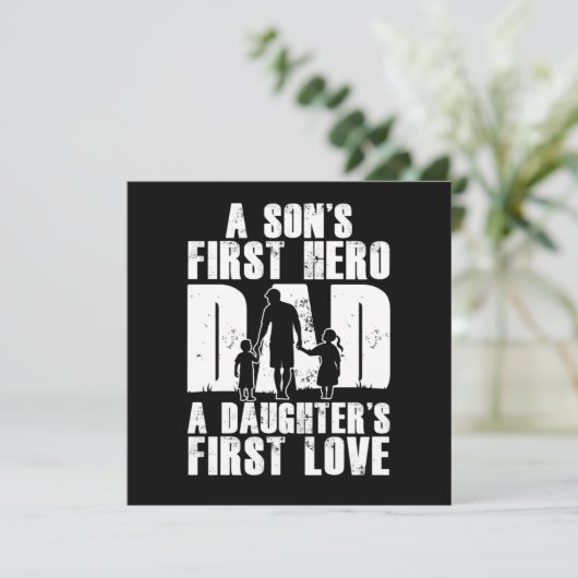 Sons First Hero Dad Daughters First Love Papa Dad  招待状 (スタンド正面)
