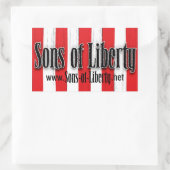 Sons of Liberty FLAGステッカー 長方形シール (バッグ)