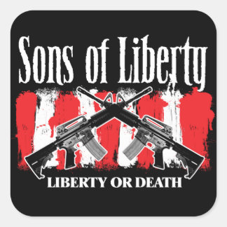 Sons of Liberty LIBERTY OR DEATHスタンプ スクエアシール