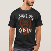 Sons of Odin Vikings Valhalla Viking   Tシャツ (正面)