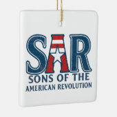 Sons of the American Revolution SAR star USA セラミックオーナメント (右)