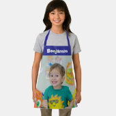 Sons Photo Boys Blue エプロン (インサイチュ)